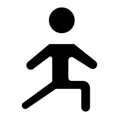 person yoga  glyph icon