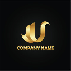 Luxury modern brand logo design