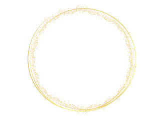 Christmas gold frame png,  glitter shiny, gold frame border transparent background,  illustration element, Asset for overlay, texture, pattern, montage, collage, shape, greeting, invitation card