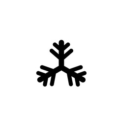 Snow icon vector