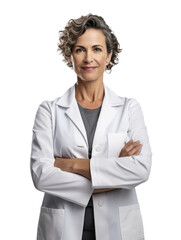 Professional pharmacist in transparent background
