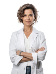 Professional pharmacist in transparent background