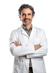 Professional pharmacist in transparent background - obrazy, fototapety, plakaty