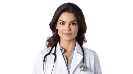 Portrait of a mid adult Mexican female doctor