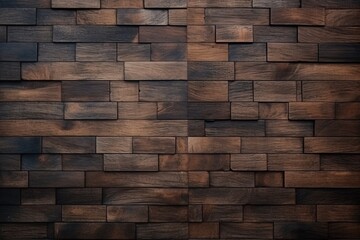 Old dark rustic wood floor planks.