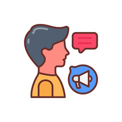 Story Telling icon in vector. Illustration