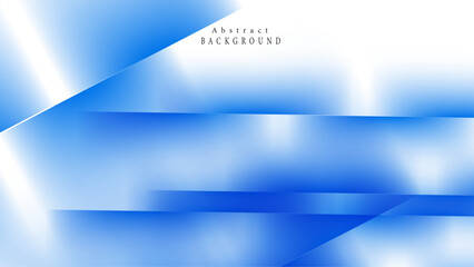 Fototapeta premium Digital image of light rays, stripes lines with blue light, speed and motion blur over blue background.