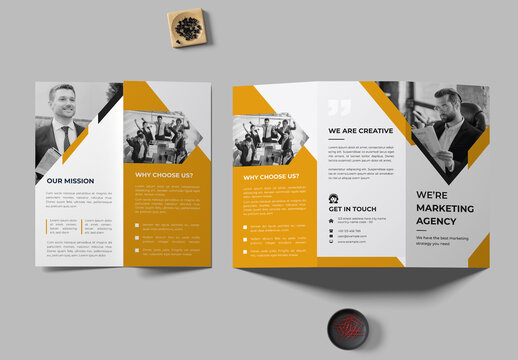 Tri-Fold Brochure Template Design