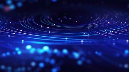 Seamless background It's a sci-fi user interface concept featuring gradient dots and lines in a digital cyberspace.