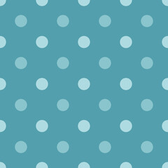 White Polka Dots Pattern Repeat on coral Background