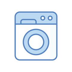 Dryer machine icon isolate white background vector stock illustration