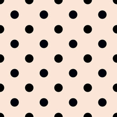 blue Polka Dots Pattern Repeat on white Background