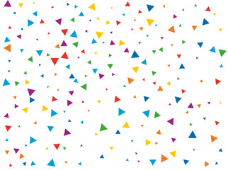 Rainbow Triangular Confetti