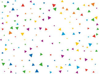 Rainbow Triangular Confetti