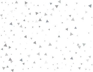 Gender Neutral Silver Triangular Confetti