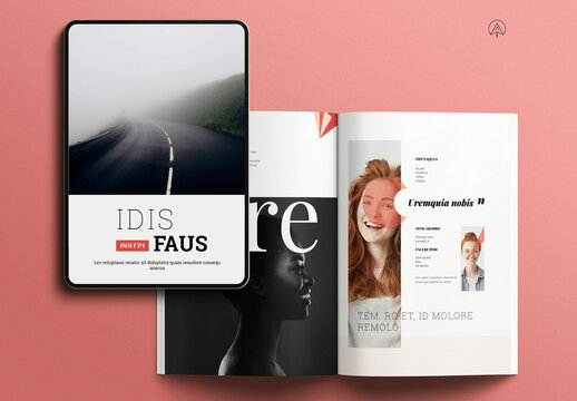Magazine Tamplate