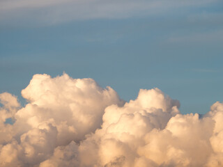 Stratocumulus Clouds with blue Sky above