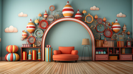 blank podium display image with playful and_fun