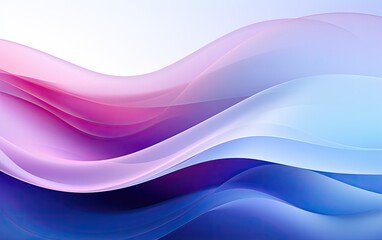 Fototapeta premium Abstract blue and purple wave.