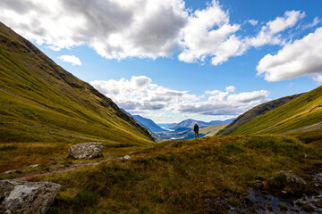 Fototapeta premium A great view on the Highlands of Scotland