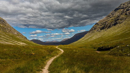 A great view on the Highlands of Scotland