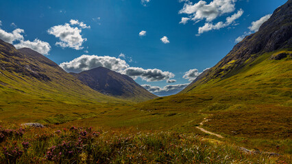 A great view on the Highlands of Scotland