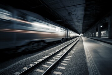 A fast train. Generative AI