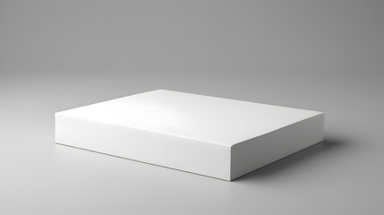 White paper box mock up - obrazy, fototapety, plakaty
