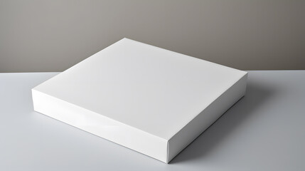 White paper box mock up