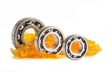 Ball bearing stainless with grease lithium machinery lubrication for automotive and industrial.