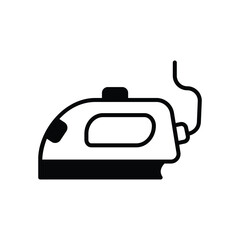 Iron icon isolate white background vector stock illustration