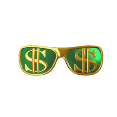 3D-Rendered Sunglasses with Dollar Logo Collection