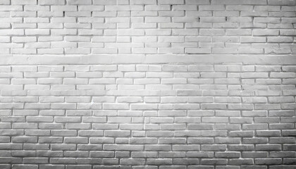 abstract white brick wall texture for pattern background wide panorama picture with copy space design for web banner