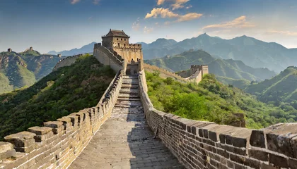 Fotobehang Peking the great wall of china