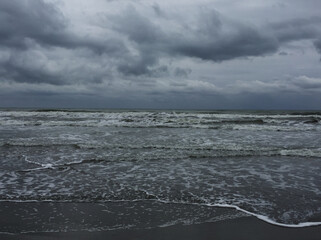 Obraz premium storm clouds over the sea