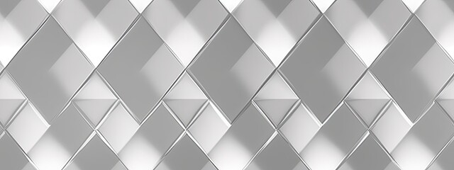 Seamless subtle light grey diamond harlequin mosaic surface design pattern. Contemporary trendy monochrome gray geometric jester print fashion background