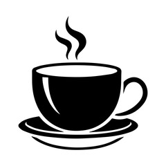 hand drawn sketchy tea and coffee cups. Coffee break, Illustration for menu.