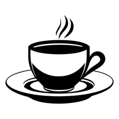 hand drawn sketchy tea and coffee cups. Coffee break, Illustration for menu.