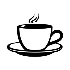 hand drawn sketchy tea and coffee cups. Coffee break, Illustration for menu.