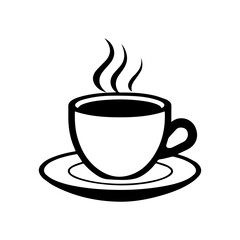 hand drawn sketchy tea and coffee cups. Coffee break, Illustration for menu.
