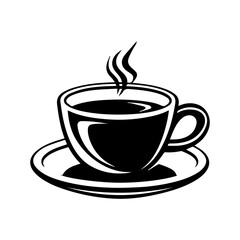 hand drawn sketchy tea and coffee cups. Coffee break, Illustration for menu.