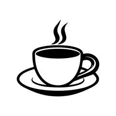 hand drawn sketchy tea and coffee cups. Coffee break, Illustration for menu.