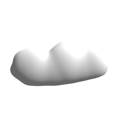 3D cloud isolated 
