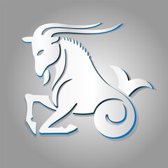 vector icon zodiac sign icon Capricorn