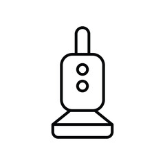 Vacuums cleaner icon isolate white background vector stock illustration