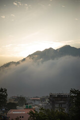 インド旅行　美しい山