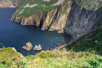 Ocean coast of Ireland