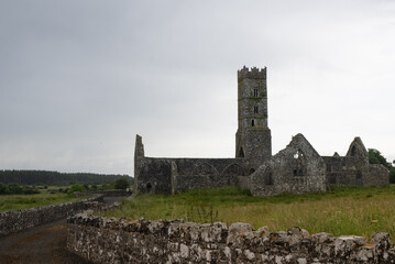 Abandoned abbey in Ireland