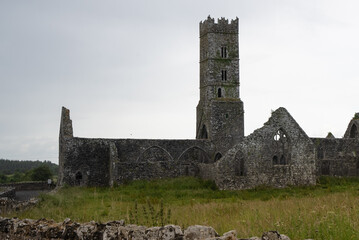 Abandoned abbey in Ireland