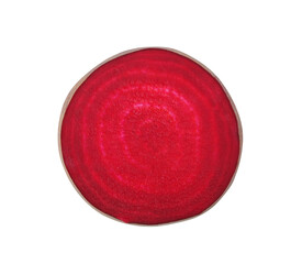 Beetroot slices on transparent png.